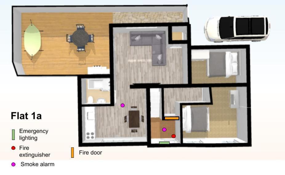 Apartmán Private Deck With Newly Refurbished Flat Attached! Cirencester Exteriér fotografie